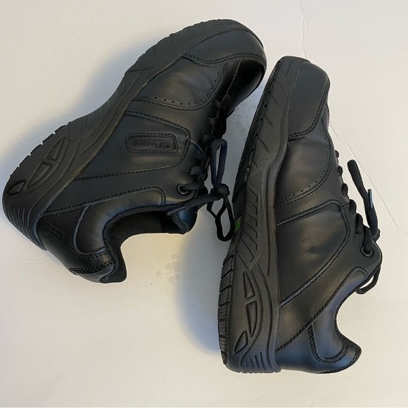 SR Max Slip Resistant SS Grip Black Shoes Size 7.5 Uniform - Picture 4 of 8